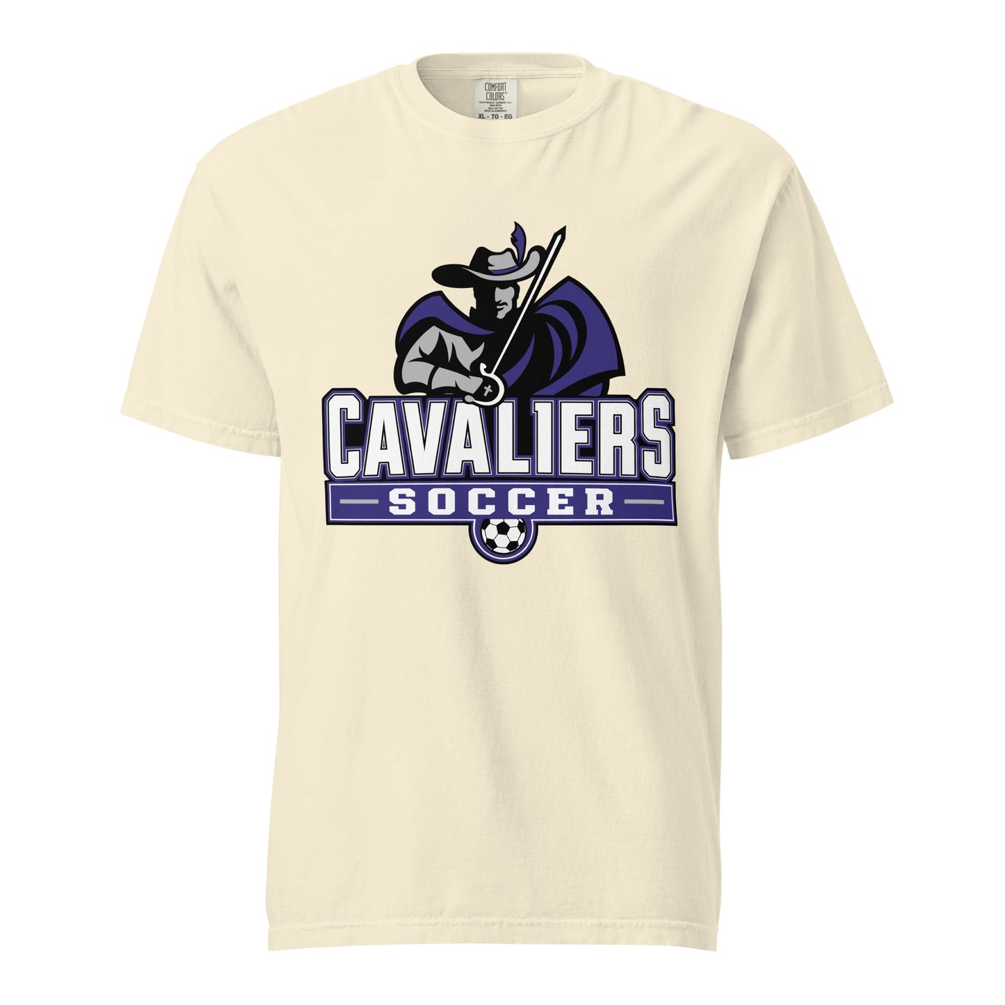 Signature | Comfort Colors T-Shirt | STM Soccer | Vanguard Logo