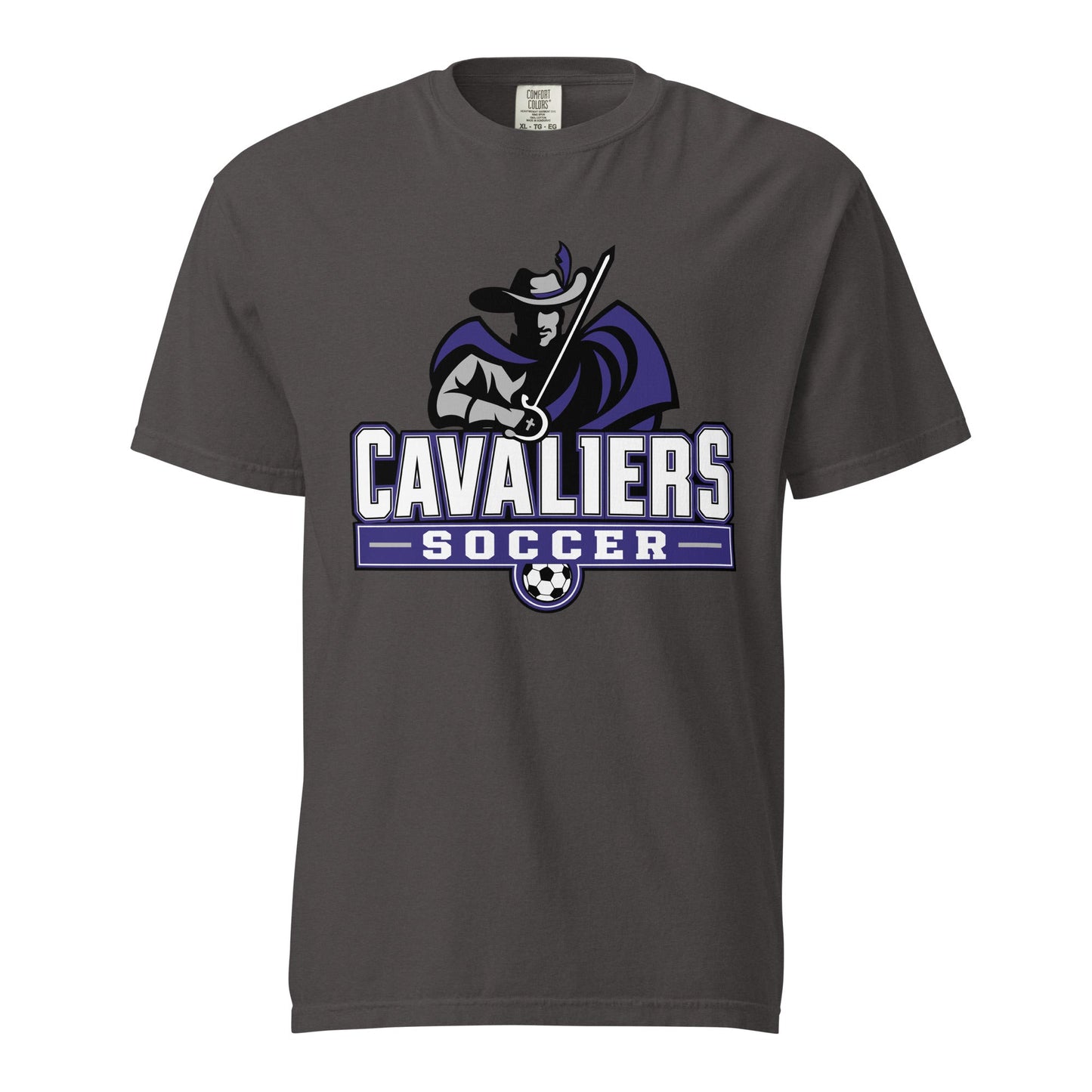 Signature | Comfort Colors T-Shirt | STM Soccer | Vanguard Logo