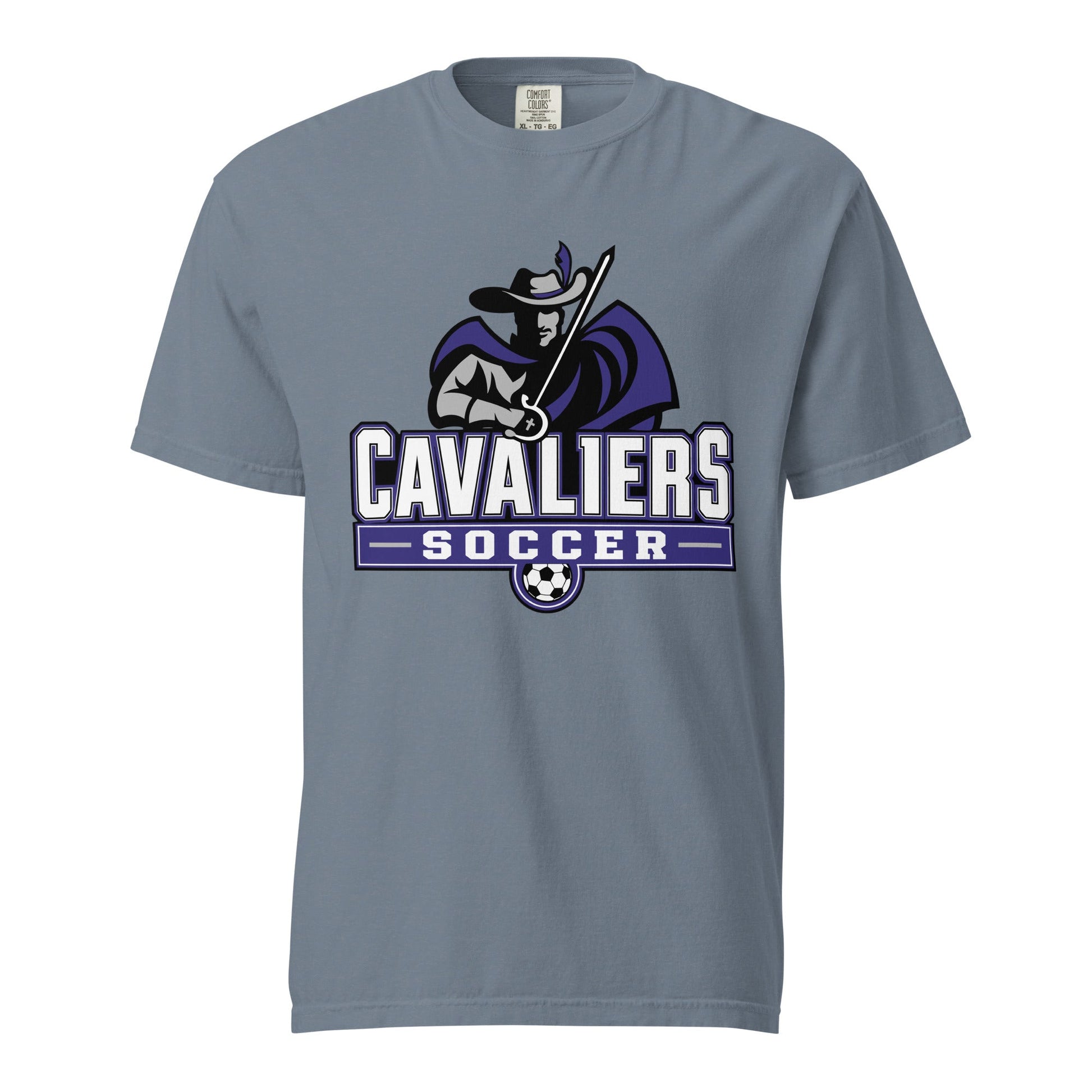 Signature | Comfort Colors T-Shirt | STM Soccer | Vanguard Logo