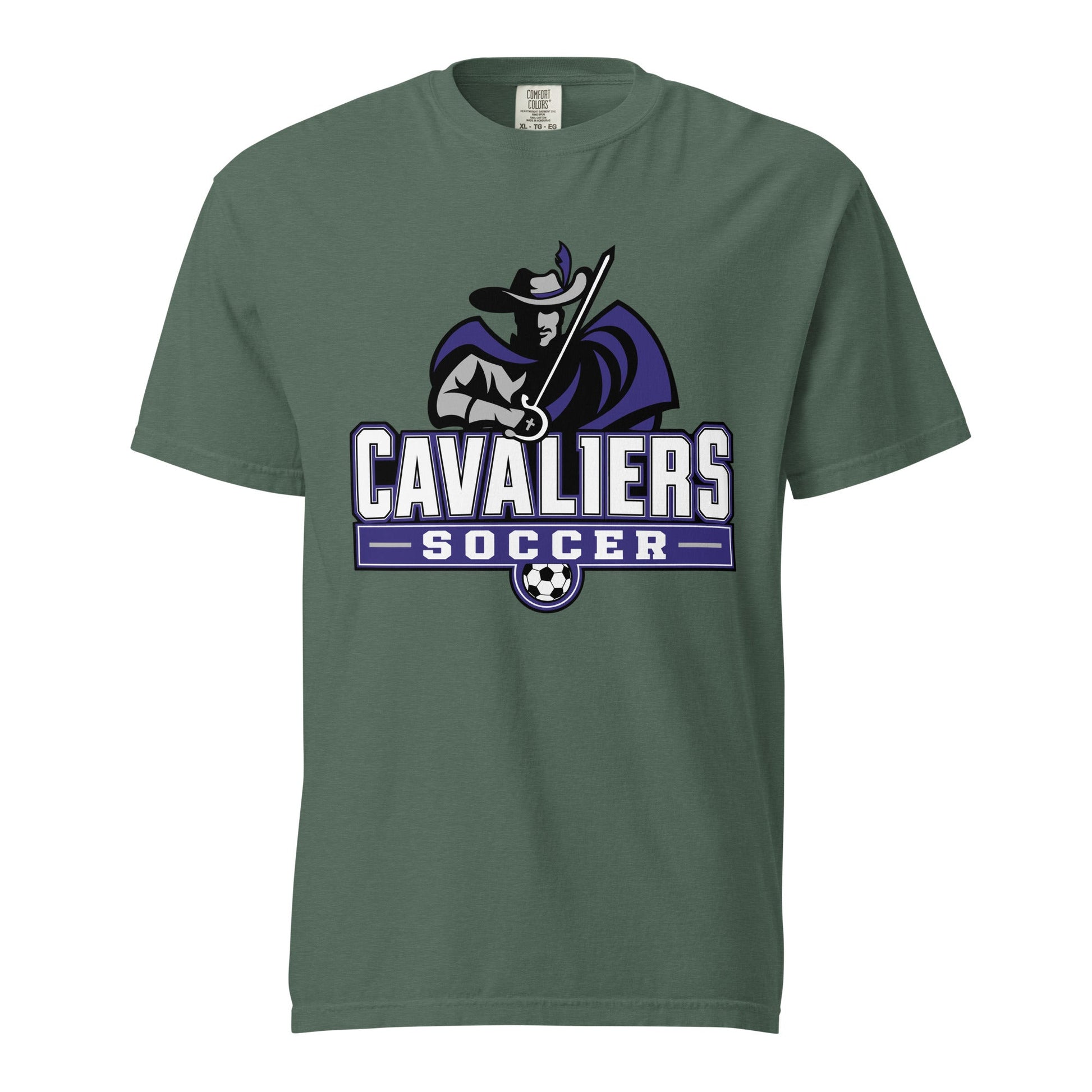 Signature | Comfort Colors T-Shirt | STM Soccer | Vanguard Logo