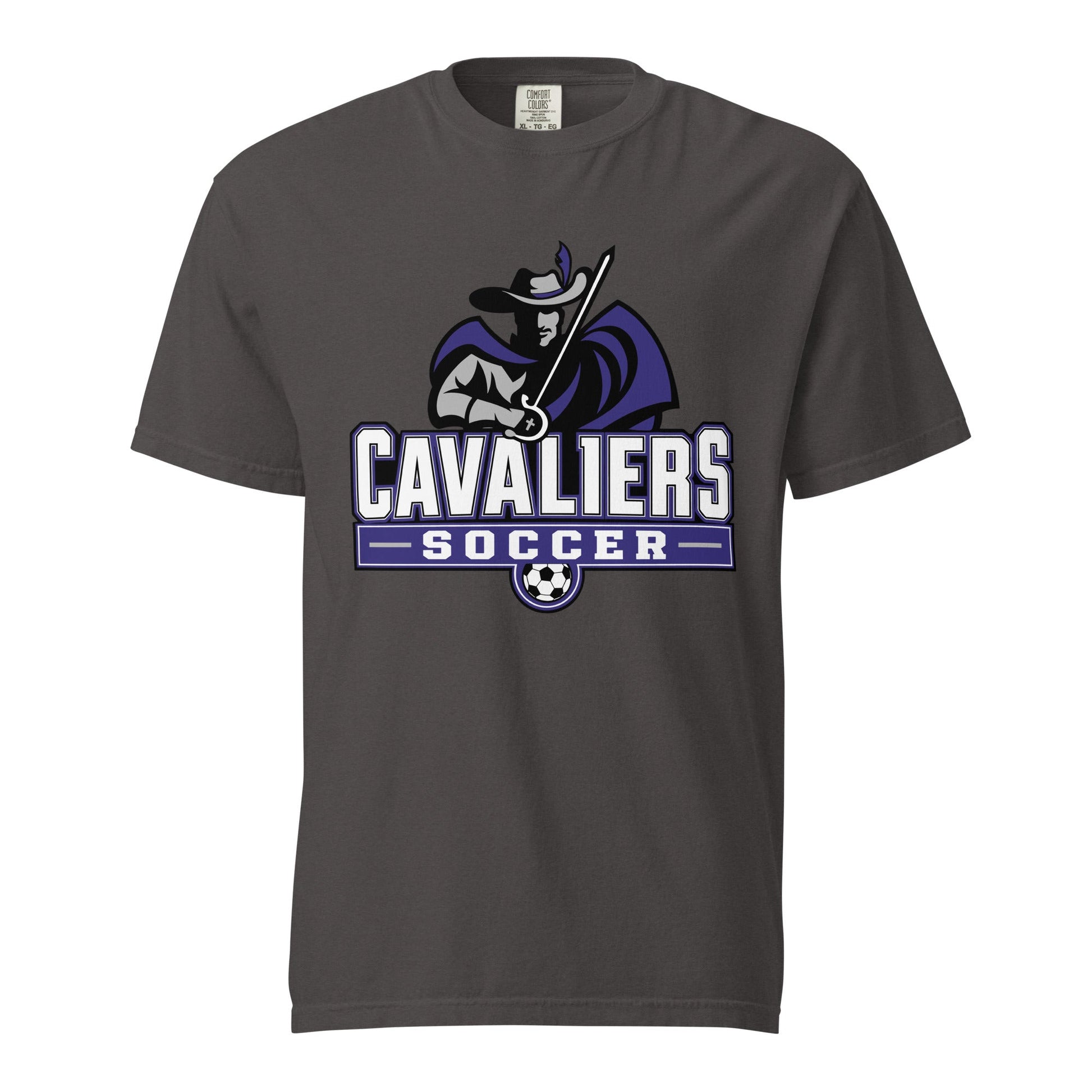 Signature | Comfort Colors T-Shirt | STM Soccer | Vanguard Logo