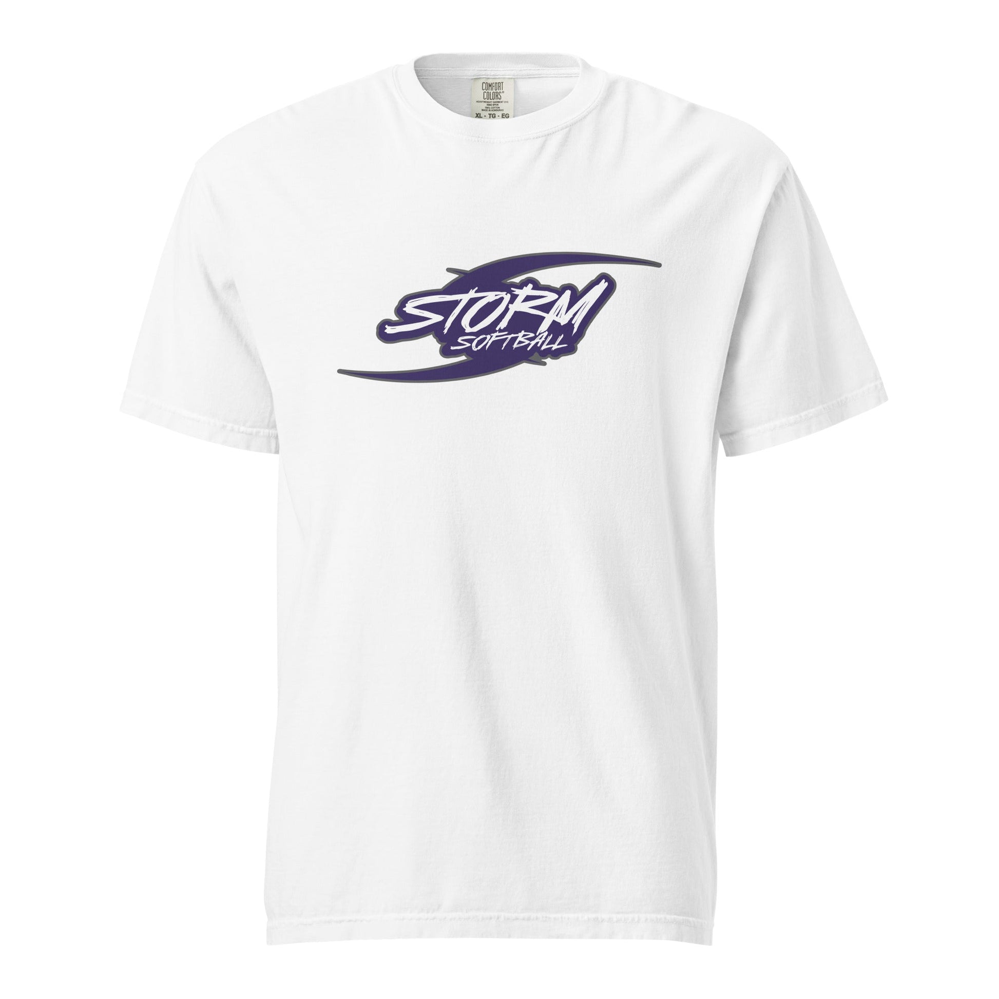 Signature | Comfort Colors T-Shirt | Storm Softball | Storm Logo