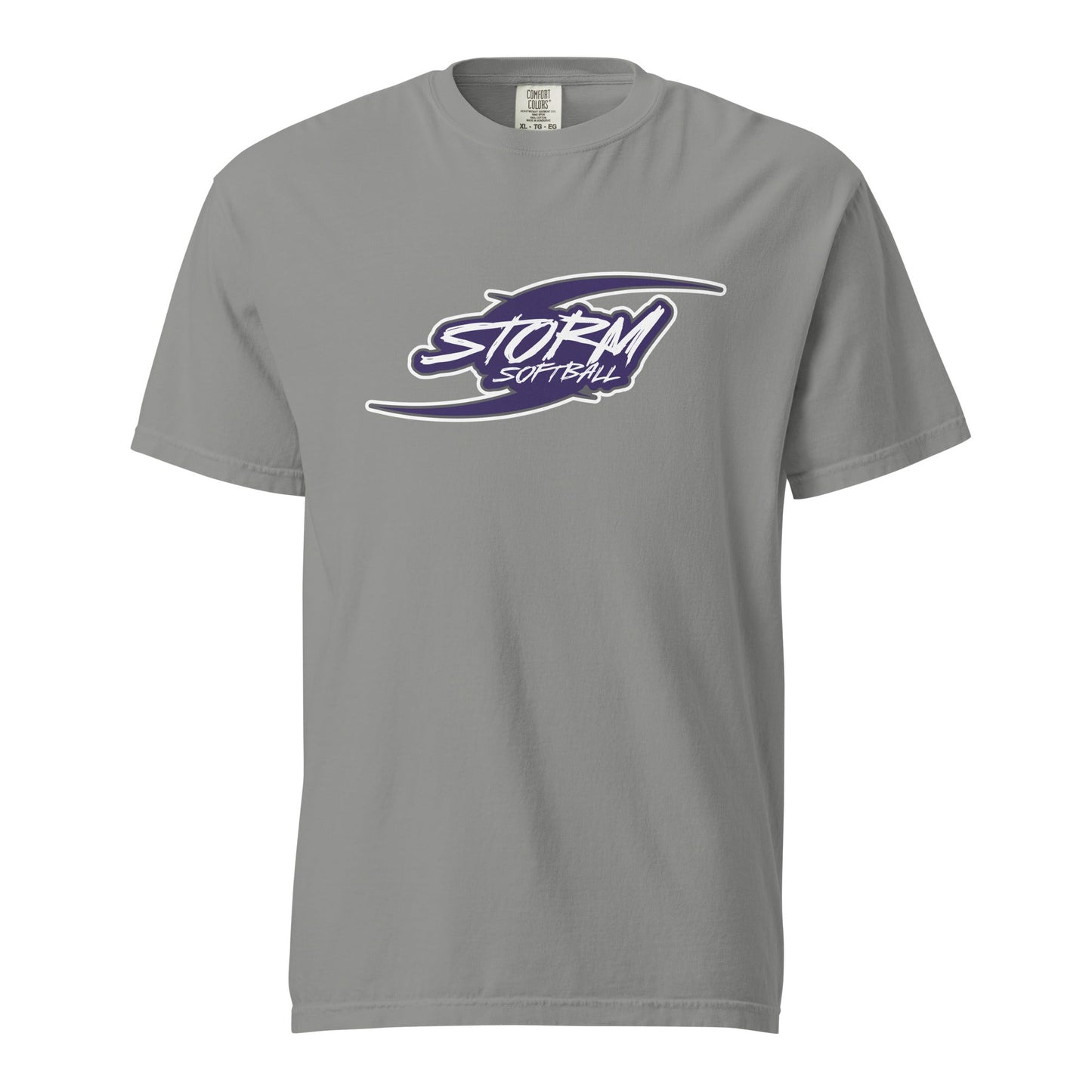 Signature | Comfort Colors T-Shirt | Storm Softball | Storm Logo