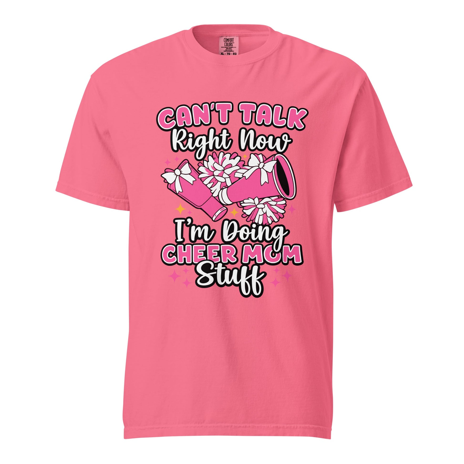 Signature | Comfort Colors T-Shirt | Sunset Surge All-Star Cheerleading | Modern Script Logo