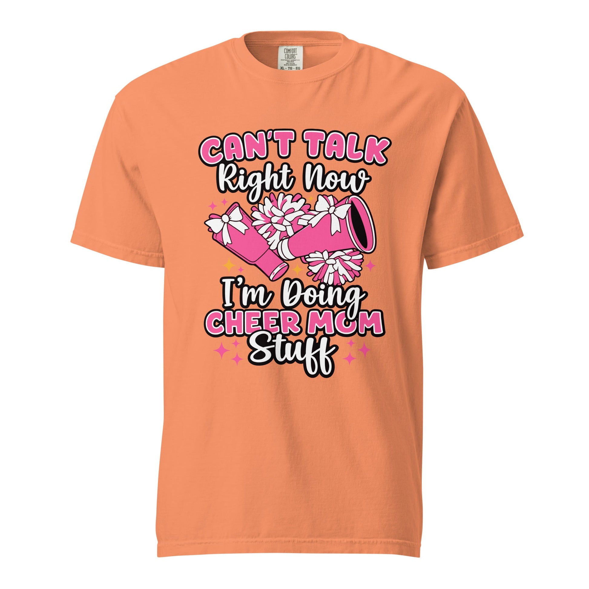 Signature | Comfort Colors T-Shirt | Sunset Surge All-Star Cheerleading | Modern Script Logo