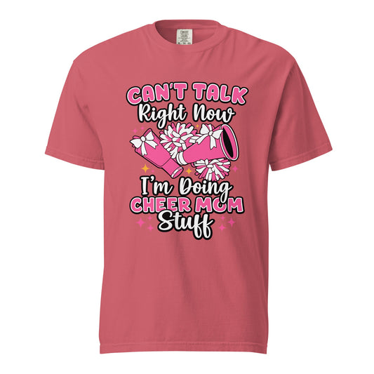 Signature | Comfort Colors T-Shirt | Sunset Surge All-Star Cheerleading | Modern Script Logo