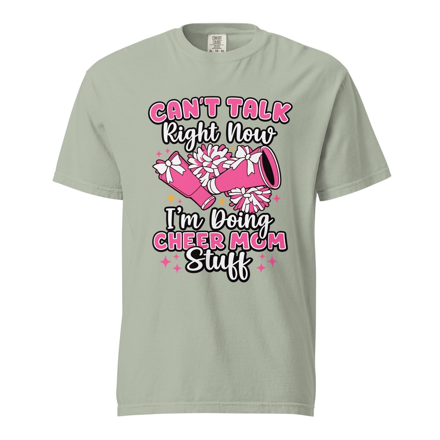 Signature | Comfort Colors T-Shirt | Sunset Surge All-Star Cheerleading | Modern Script Logo