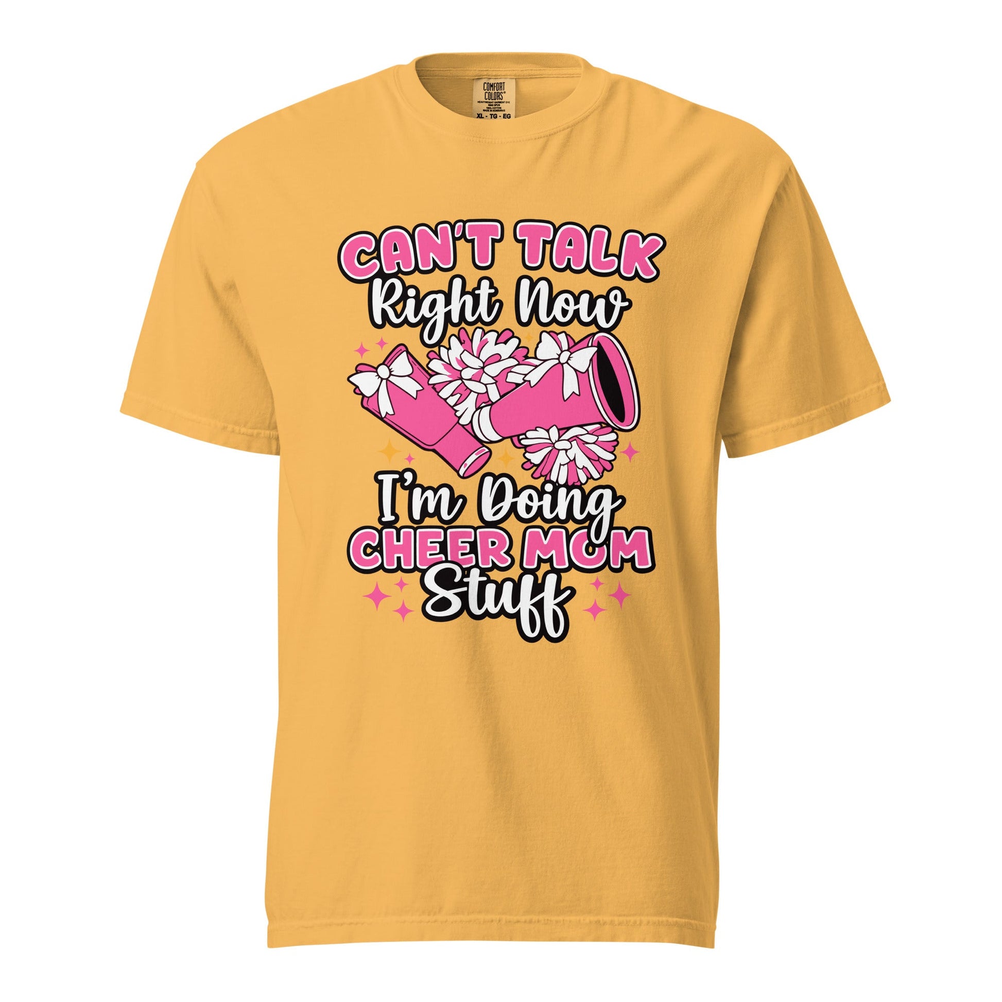 Signature | Comfort Colors T-Shirt | Sunset Surge All-Star Cheerleading | Modern Script Logo