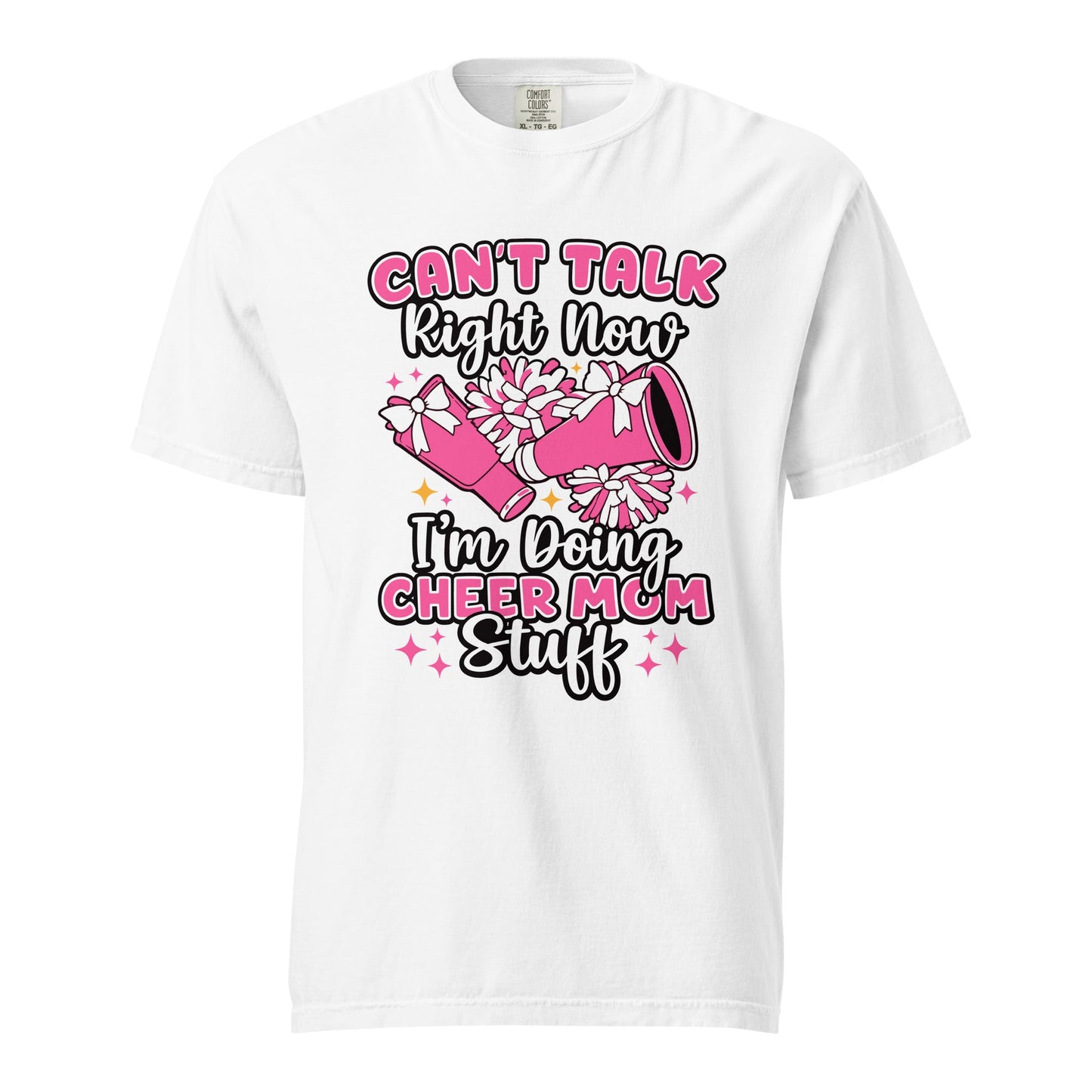 Signature | Comfort Colors T-Shirt | Sunset Surge All-Star Cheerleading | Modern Script Logo