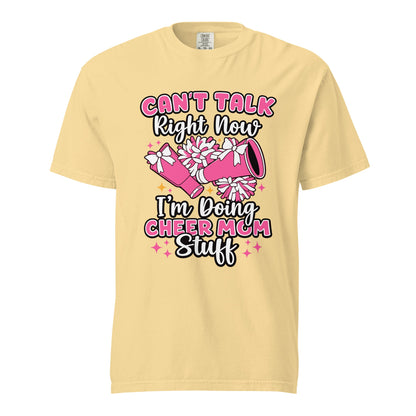 Signature | Comfort Colors T-Shirt | Sunset Surge All-Star Cheerleading | Modern Script Logo