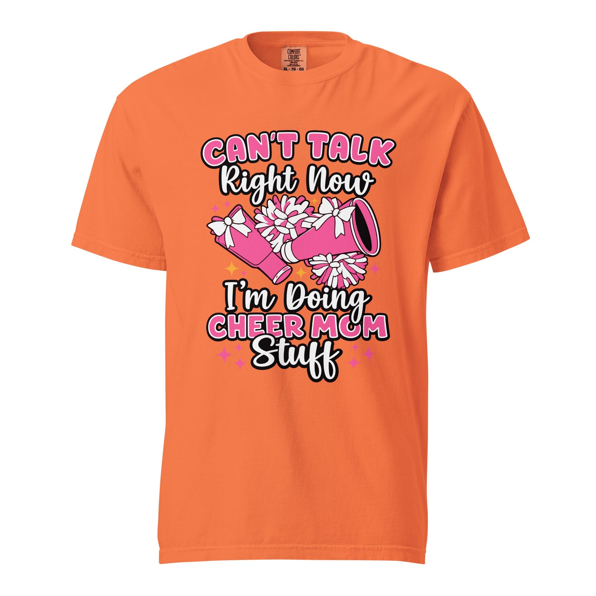 Signature | Comfort Colors T-Shirt | Sunset Surge All-Star Cheerleading | Modern Script Logo