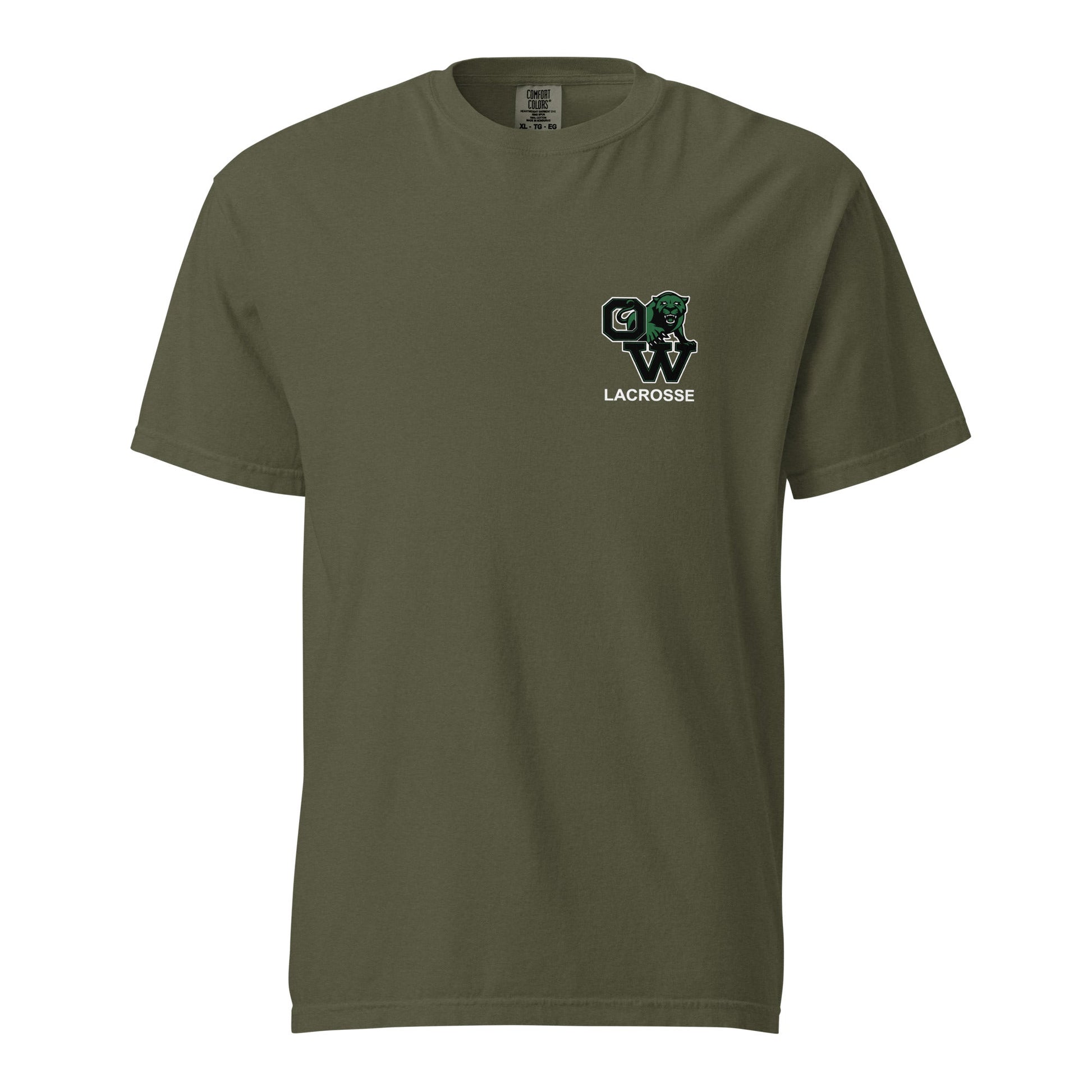 Signature | Comfort Colors T-Shirt | SUNY Old Westbury Women's Lacrosse | Alt Logo