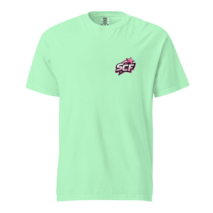 Signature | Comfort Colors T-Shirt | Sutton Cheer Force | SCF Logo