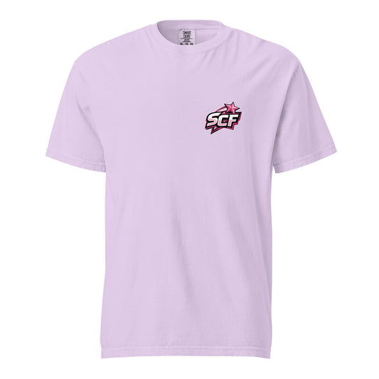 Signature | Comfort Colors T-Shirt | Sutton Cheer Force | SCF Logo