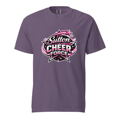 Signature | Comfort Colors T-Shirt | Sutton Cheer Force | Shooting Star Logo