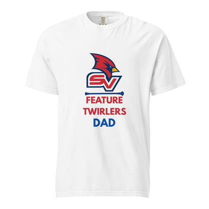 Signature | Comfort Colors T-Shirt | SVSU Feature twirlers | Dad Logo
