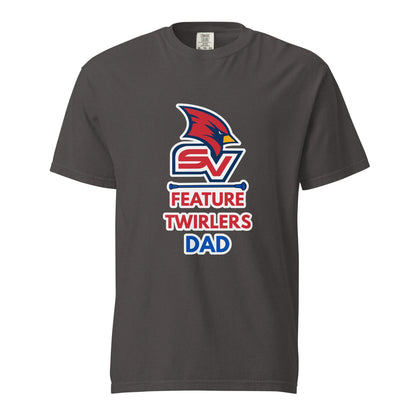 Signature | Comfort Colors T-Shirt | SVSU Feature twirlers | Dad Logo