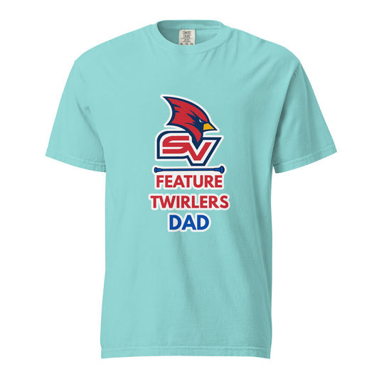Signature | Comfort Colors T-Shirt | SVSU Feature twirlers | Dad Logo