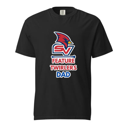 Signature | Comfort Colors T-Shirt | SVSU Feature twirlers | Dad Logo