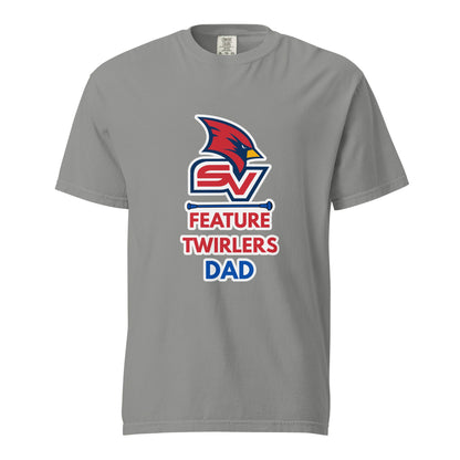 Signature | Comfort Colors T-Shirt | SVSU Feature twirlers | Dad Logo