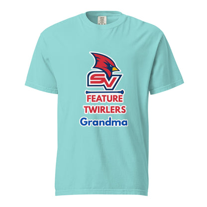 Signature | Comfort Colors T-Shirt | SVSU Feature twirlers | Grandma Logo