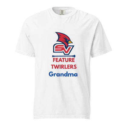 Signature | Comfort Colors T-Shirt | SVSU Feature twirlers | Grandma Logo