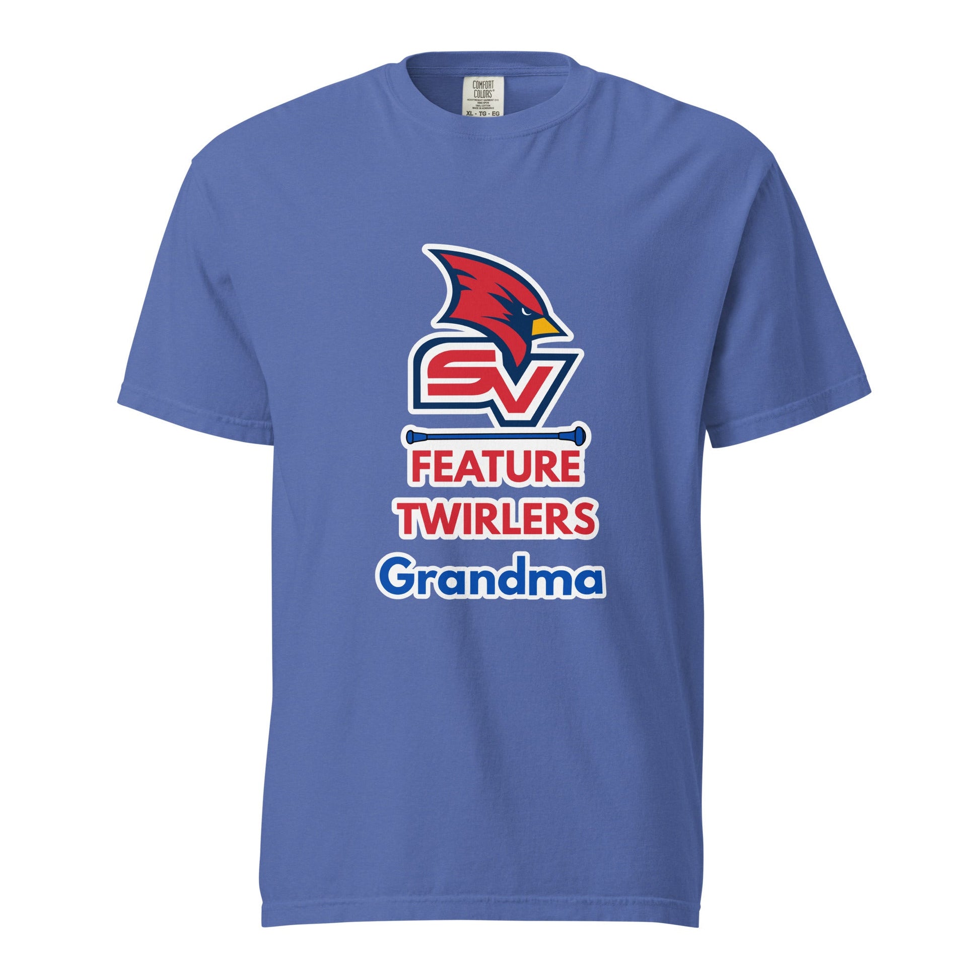 Signature | Comfort Colors T-Shirt | SVSU Feature twirlers | Grandma Logo