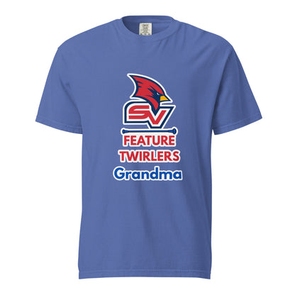Signature | Comfort Colors T-Shirt | SVSU Feature twirlers | Grandma Logo