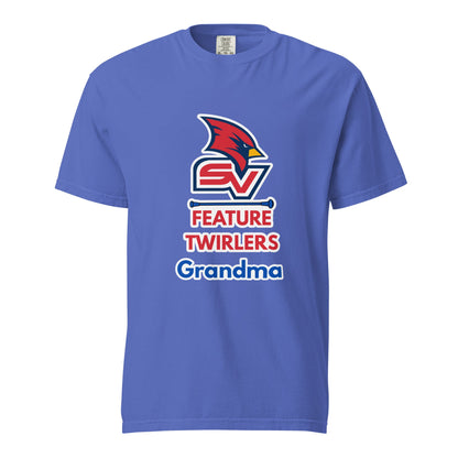 Signature | Comfort Colors T-Shirt | SVSU Feature twirlers | Grandma Logo