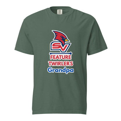 Signature | Comfort Colors T-Shirt | SVSU Feature twirlers | Grandpa Logo