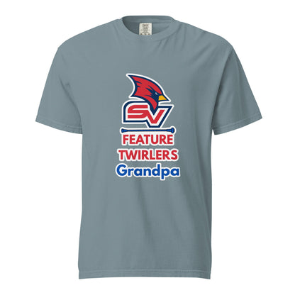 Signature | Comfort Colors T-Shirt | SVSU Feature twirlers | Grandpa Logo