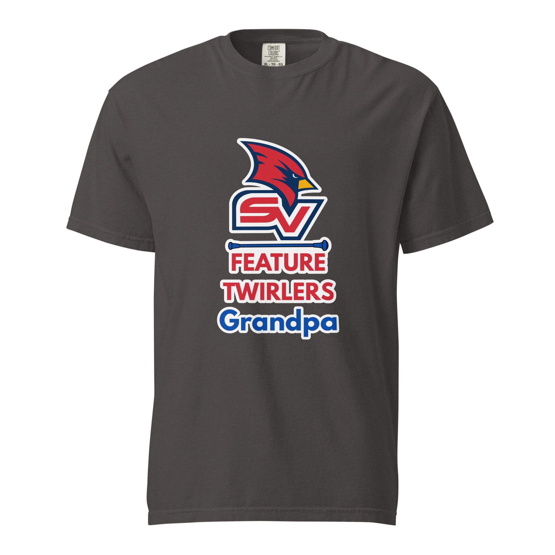 Signature | Comfort Colors T-Shirt | SVSU Feature twirlers | Grandpa Logo