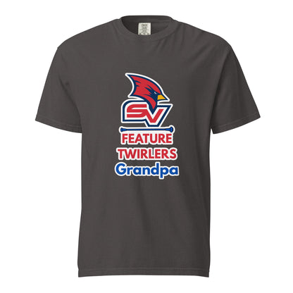 Signature | Comfort Colors T-Shirt | SVSU Feature twirlers | Grandpa Logo