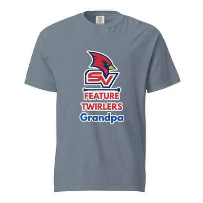 Signature | Comfort Colors T-Shirt | SVSU Feature twirlers | Grandpa Logo