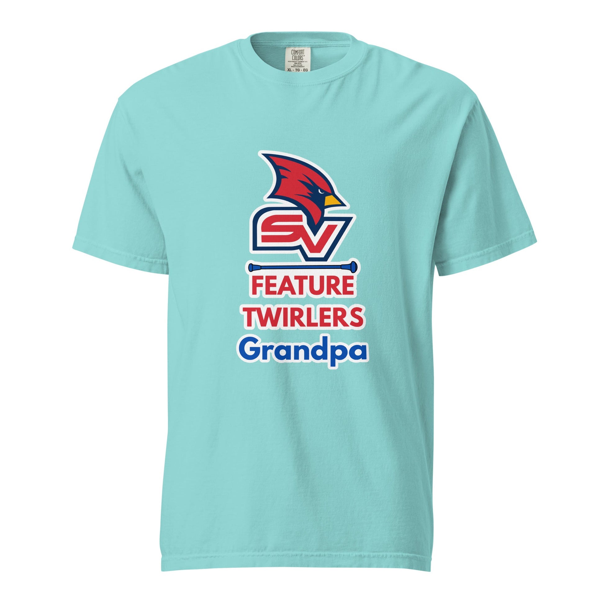 Signature | Comfort Colors T-Shirt | SVSU Feature twirlers | Grandpa Logo