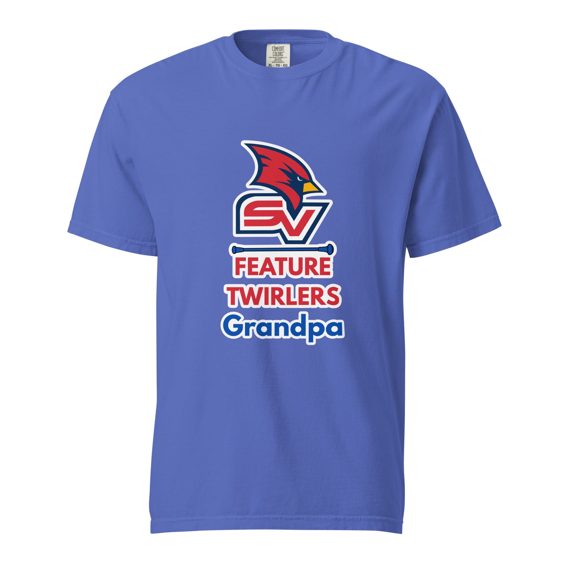Signature | Comfort Colors T-Shirt | SVSU Feature twirlers | Grandpa Logo
