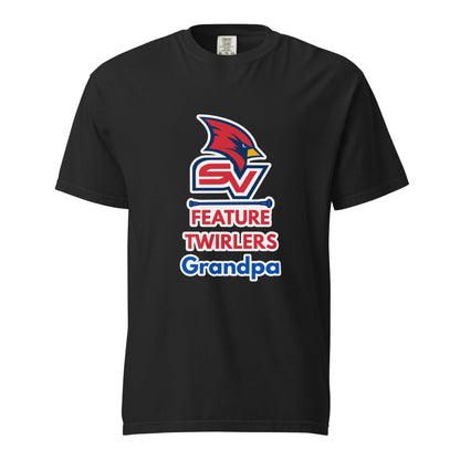 Signature | Comfort Colors T-Shirt | SVSU Feature twirlers | Grandpa Logo