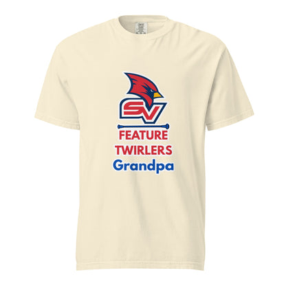 Signature | Comfort Colors T-Shirt | SVSU Feature twirlers | Grandpa Logo