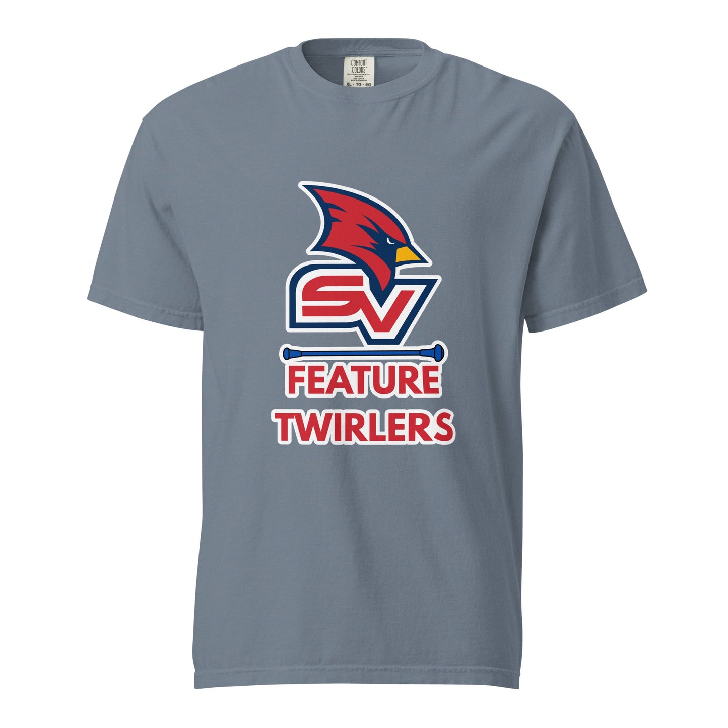 Signature | Comfort Colors T-Shirt | SVSU Feature twirlers | Icon Logo