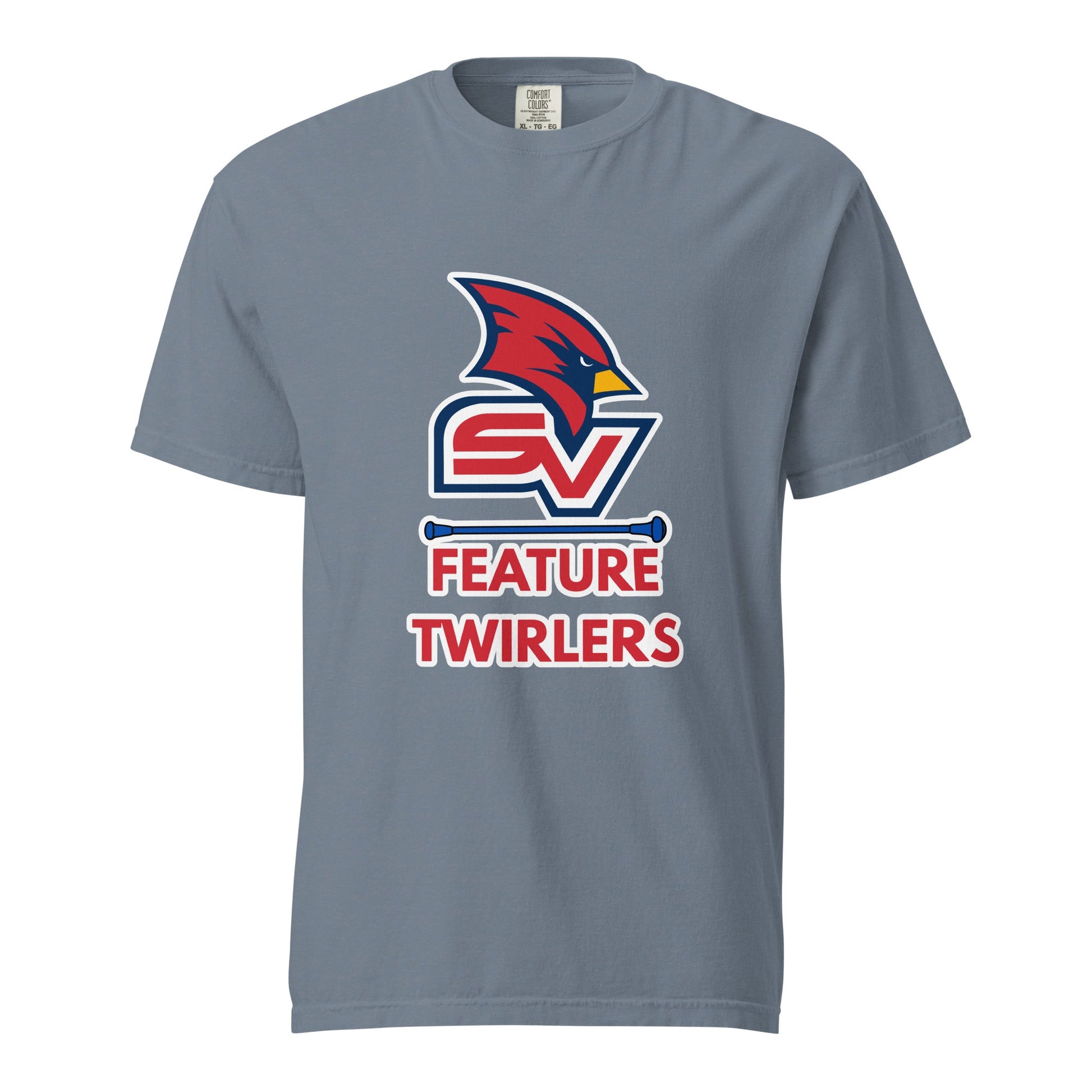 Signature | Comfort Colors T-Shirt | SVSU Feature twirlers | Icon Logo