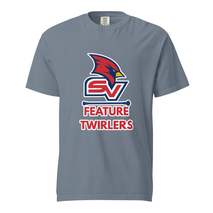Signature | Comfort Colors T-Shirt | SVSU Feature twirlers | Icon Logo