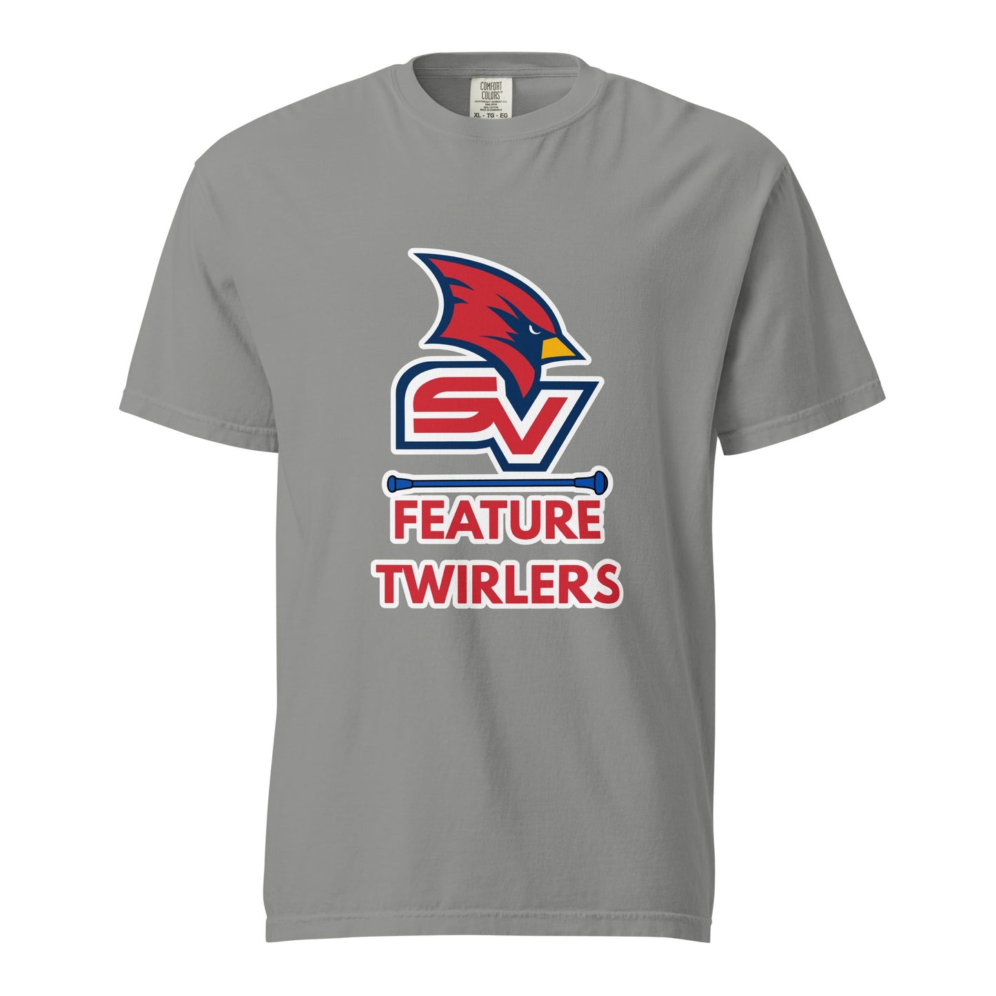 Signature | Comfort Colors T-Shirt | SVSU Feature twirlers | Icon Logo