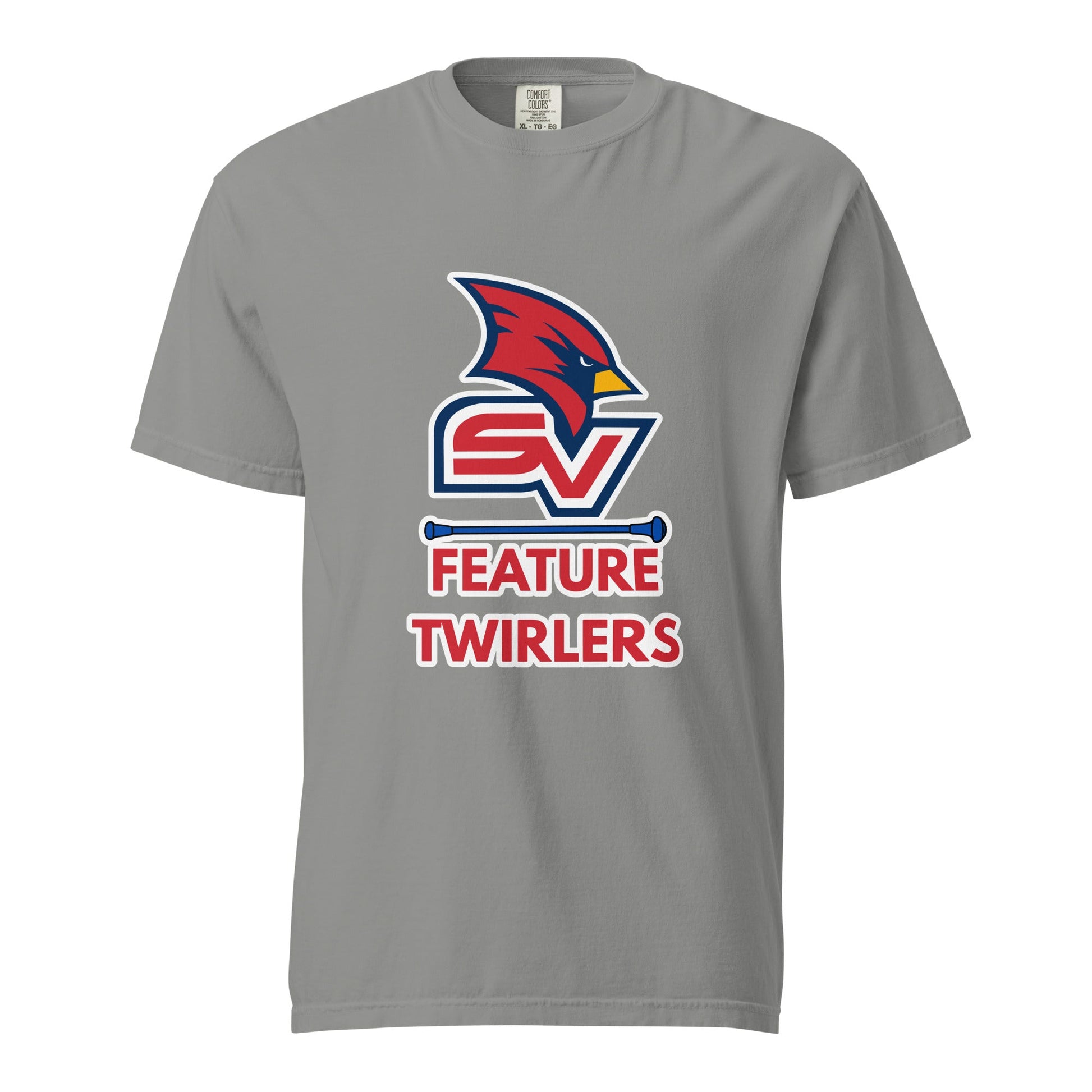 Signature | Comfort Colors T-Shirt | SVSU Feature twirlers | Icon Logo
