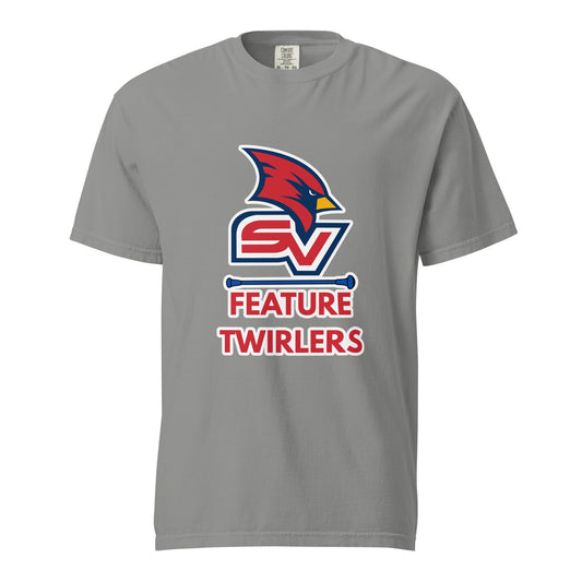 Signature | Comfort Colors T-Shirt | SVSU Feature twirlers | Icon Logo