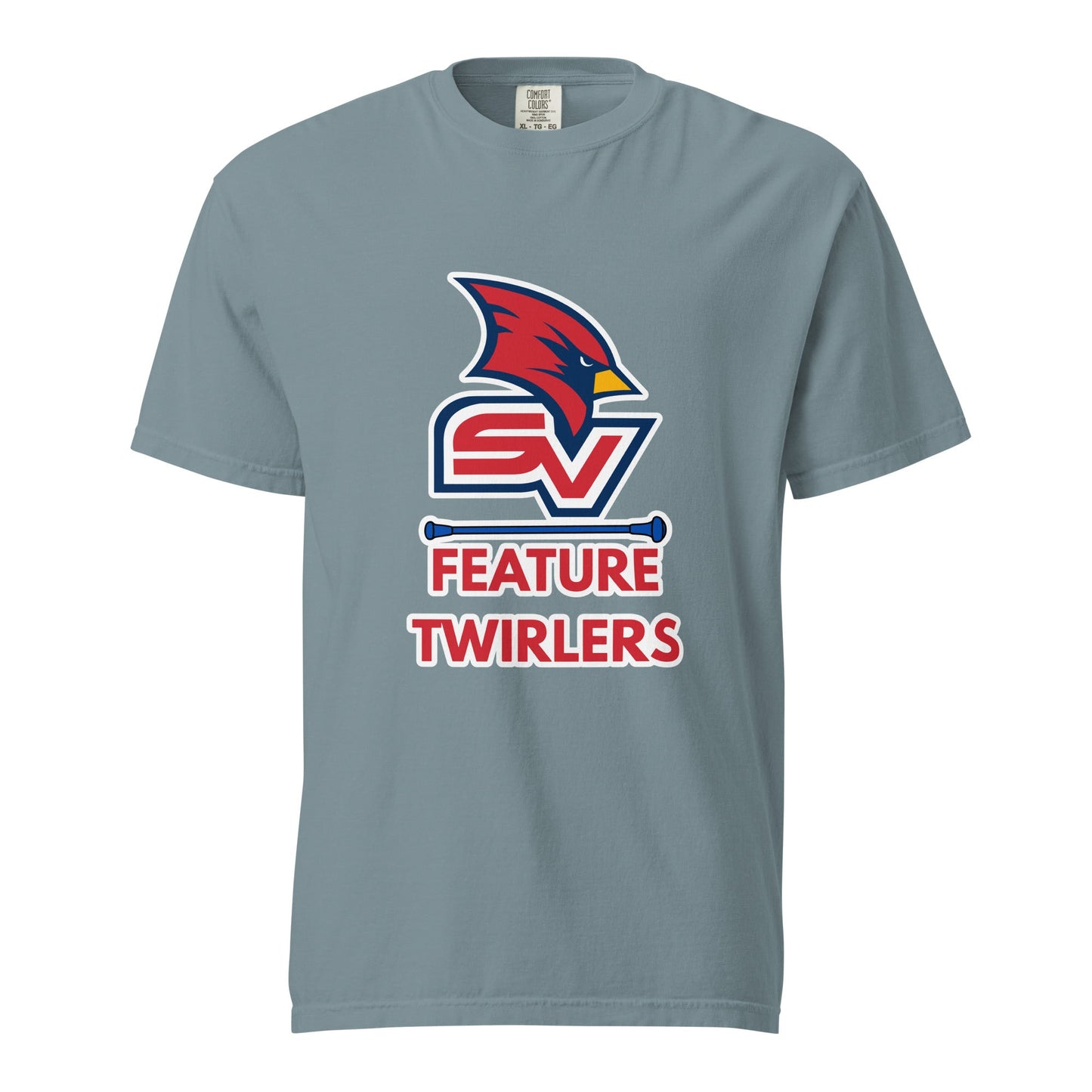 Signature | Comfort Colors T-Shirt | SVSU Feature twirlers | Icon Logo