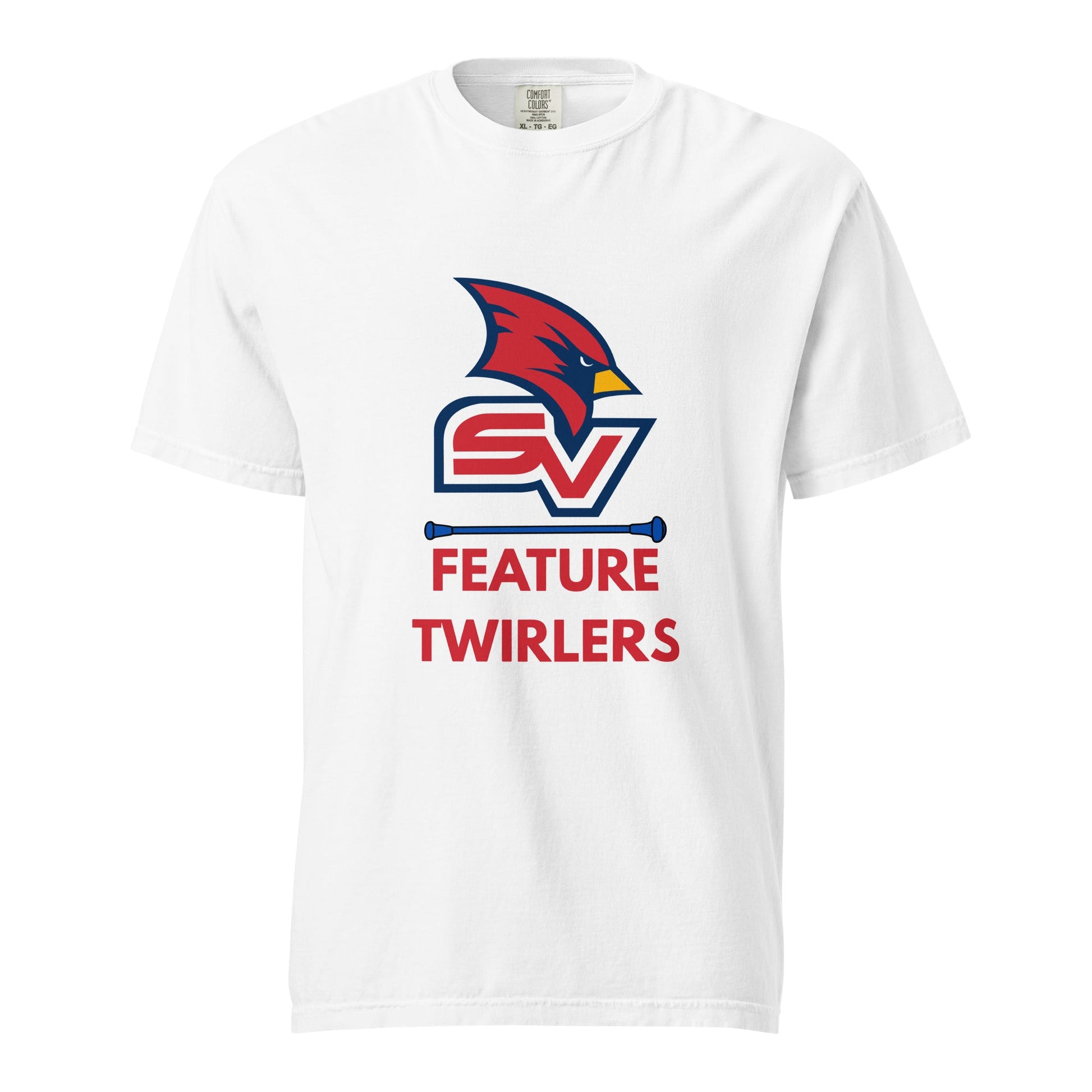 Signature | Comfort Colors T-Shirt | SVSU Feature twirlers | Icon Logo