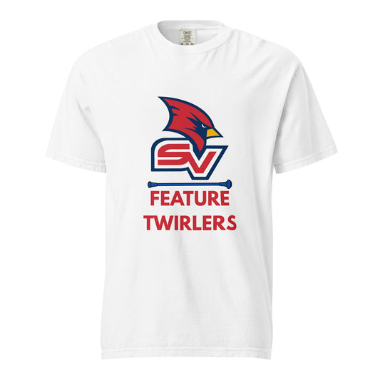 Signature | Comfort Colors T-Shirt | SVSU Feature twirlers | Icon Logo