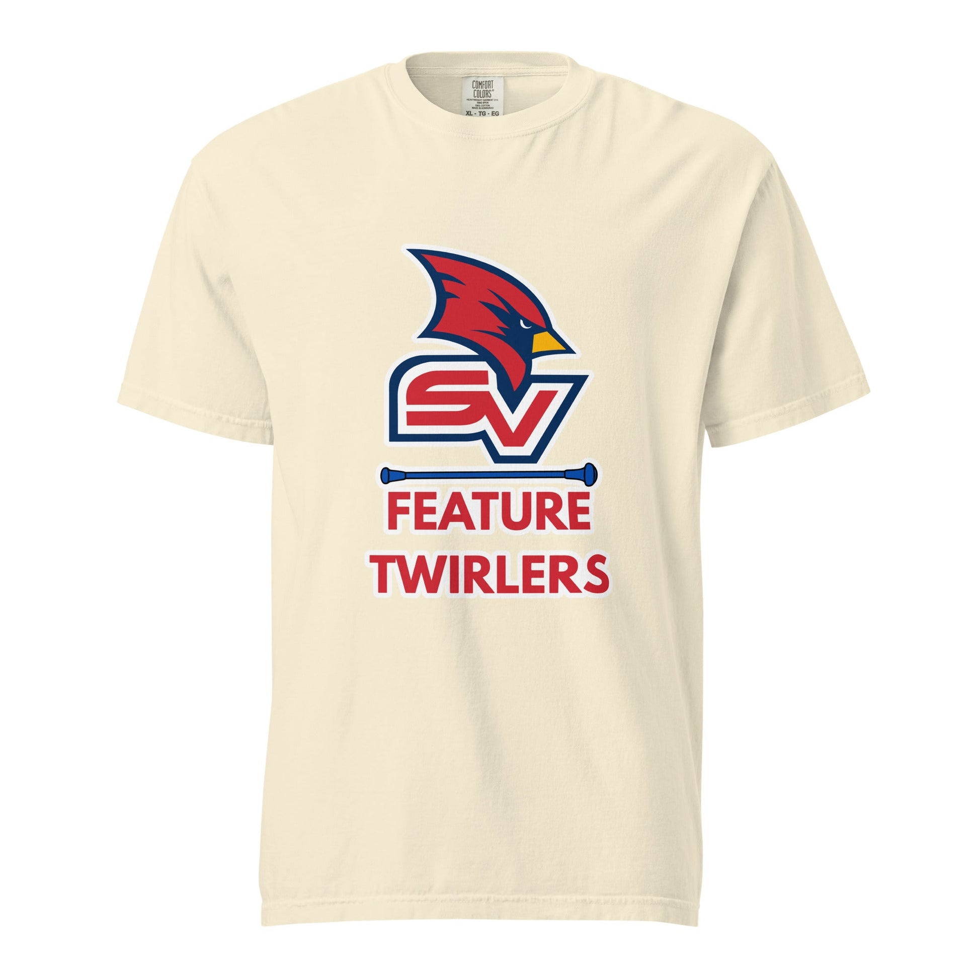 Signature | Comfort Colors T-Shirt | SVSU Feature twirlers | Icon Logo