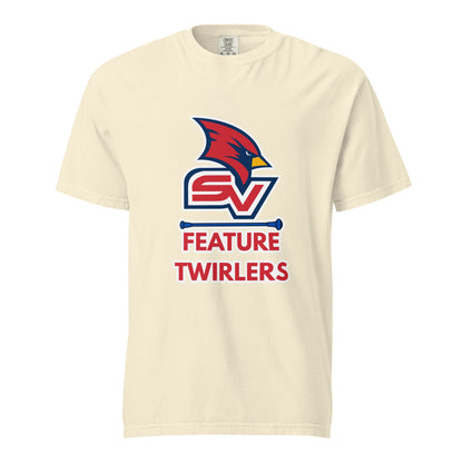 Signature | Comfort Colors T-Shirt | SVSU Feature twirlers | Icon Logo
