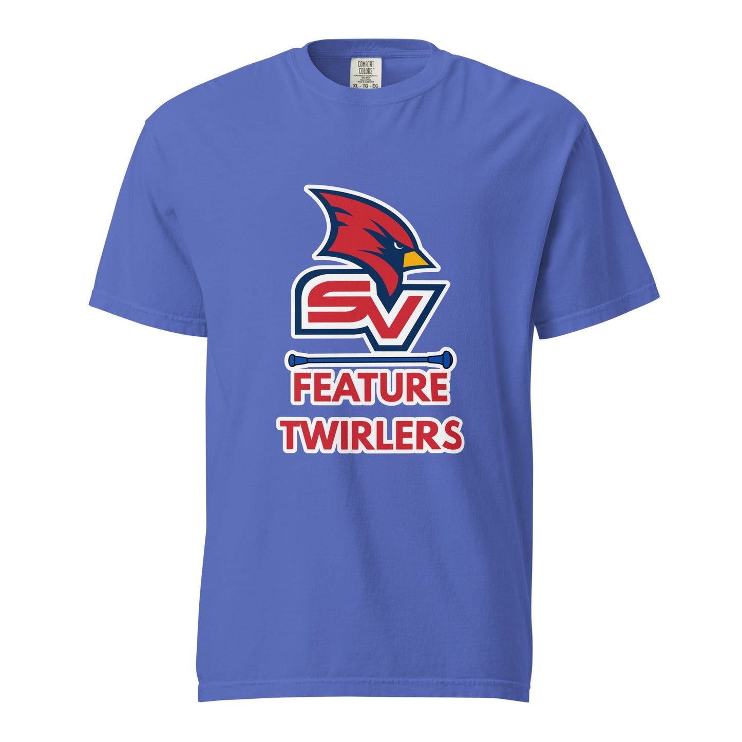 Signature | Comfort Colors T-Shirt | SVSU Feature twirlers | Icon Logo